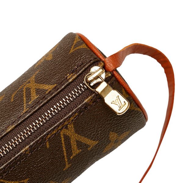 ルイ ヴィトン モノグラム パピヨン 付属 ポーチ ブラウン PVC レザー レディース LOUIS VUITTON 【中古】