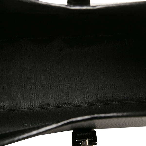 グッチ ジャッキー ショルダーバッグ ハンドバッグ 002113 ブラック レザー レディース GUCCI 【中古】