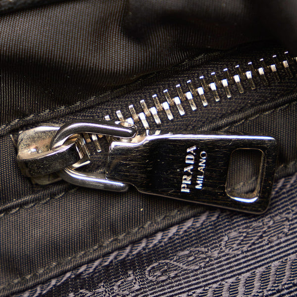 プラダ テスートボンバー  ハンドバッグ ショルダーバッグ 2WAY 1BG005 ブラック ナイロン レザー レディース PRADA 【中古】