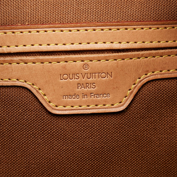 ルイ ヴィトン モノグラム モンスリGM リュック バックパック M51135 ブラウン PVC レザー レディース LOUIS VUITTON 【中古】