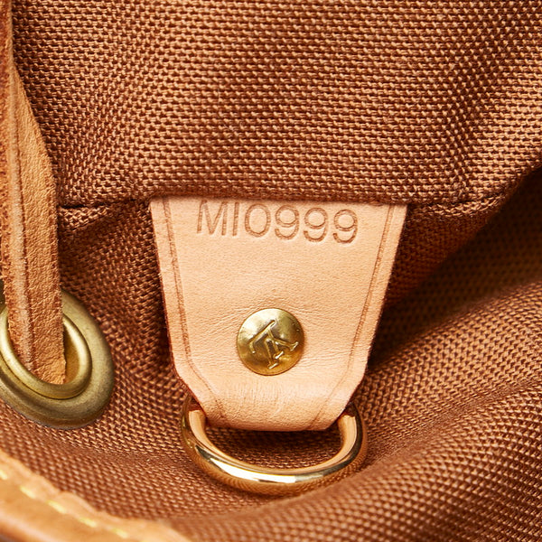 ルイ ヴィトン モノグラム モンスリGM リュック バックパック M51135 ブラウン PVC レザー レディース LOUIS VUITTON 【中古】