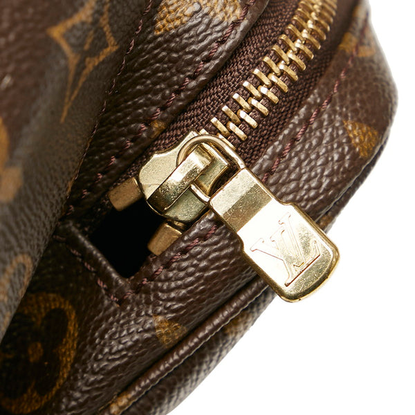 ルイ ヴィトン モノグラム モンスリGM リュック バックパック M51135 ブラウン PVC レザー レディース LOUIS VUITTON 【中古】