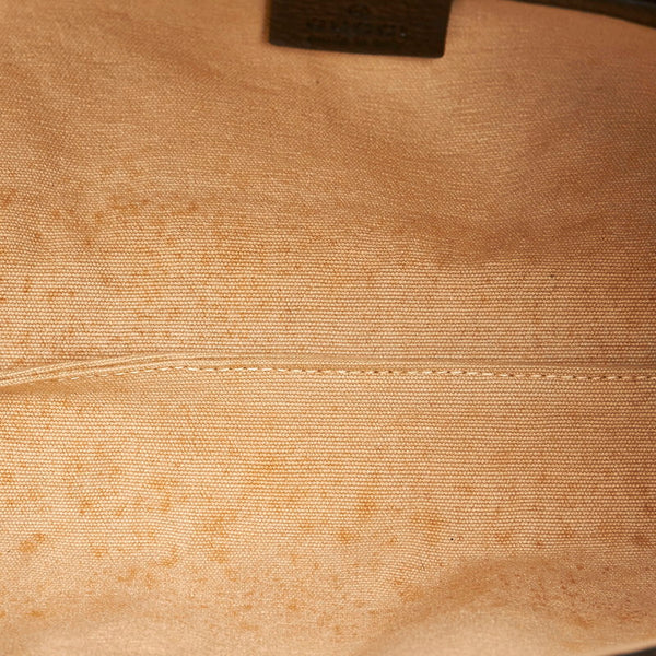 グッチ バンブー ハンドバッグ 109136 ブラック レザー レディース GUCCI 【中古】