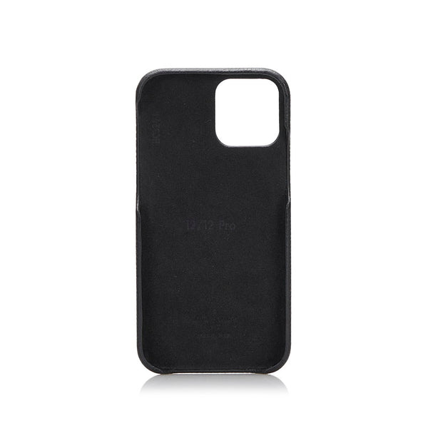 ルイ ヴィトン モノグラム バンパー iPhoneケース 12/12 pro M80080 ブラウン ブラック PVC レザー レディース LOUIS VUITTON 【中古】