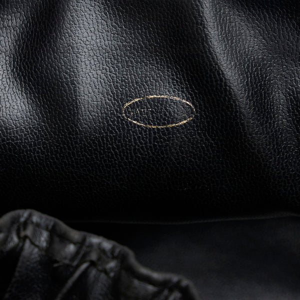シャネル ビコローレ ココマーク ミニ ハンドバッグ バニティバッグ ブラック レザー レディース CHANEL 【中古】
