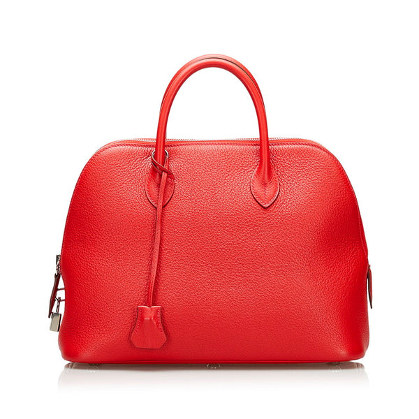 エルメス ボリード1923 31 ハンドバッグ ショルダーバッグ 2WAY ルージュヴィフ レッド トリヨンクレマンス レディース HERMES 【中古】