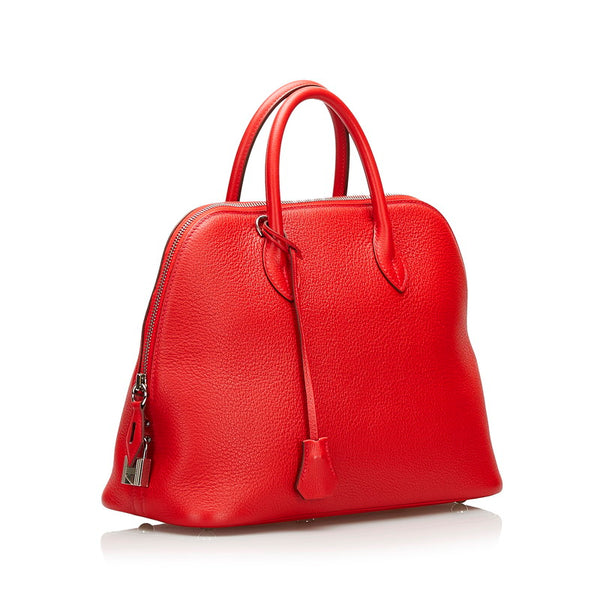 エルメス ボリード1923 31 ハンドバッグ ショルダーバッグ 2WAY ルージュヴィフ レッド トリヨンクレマンス レディース HERMES 【中古】