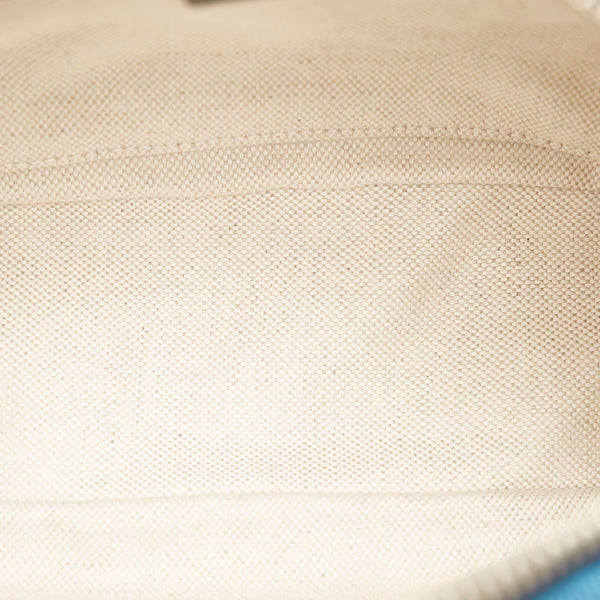 グッチ GGキャンバス マーモント チェーン ショルダーバッグ 447632 ブルー キャンバス レディース GUCCI 【中古】