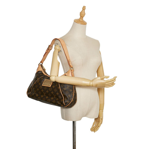 ルイ ヴィトン モノグラム テムズPM ハンドバッグ ショルダーバッグ M56384 ブラウン PVC レザー レディース LOUIS VUITTON 【中古】