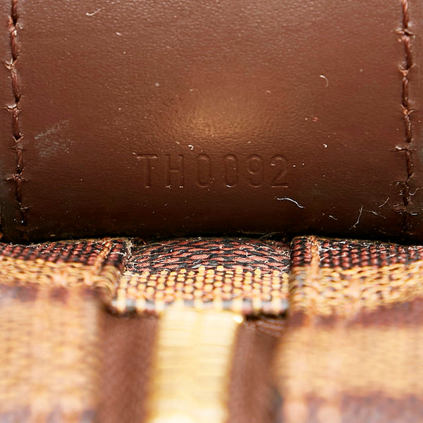 ルイ ヴィトン ダミエ ナヴィグリオ 斜め掛け ショルダーバッグ N45255 ブラウン PVC レザー レディース LOUIS VUITTON 【中古】