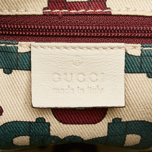 グッチ グッチシマ アビー ショルダーバッグ 190525 ベージュ アイボリー レザー レディース GUCCI 【中古】