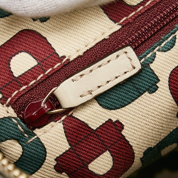 グッチ グッチシマ アビー ショルダーバッグ 190525 ベージュ アイボリー レザー レディース GUCCI 【中古】