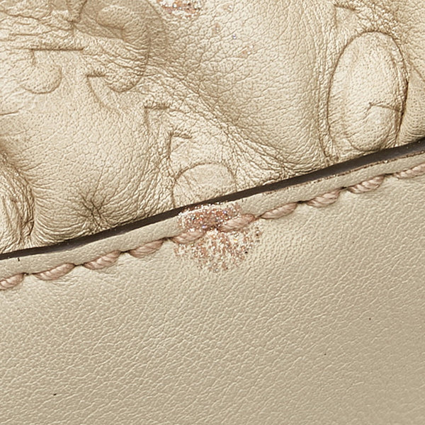 グッチ グッチシマ アビー ショルダーバッグ 190525 ベージュ アイボリー レザー レディース GUCCI 【中古】