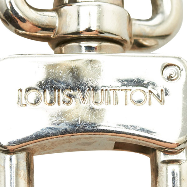 ルイ ヴィトン ポルト クレ イニシャル LV キーリング キーホルダー バッグチャーム M65071 シルバー メタル レディース LOUIS VUITTON 【中古】