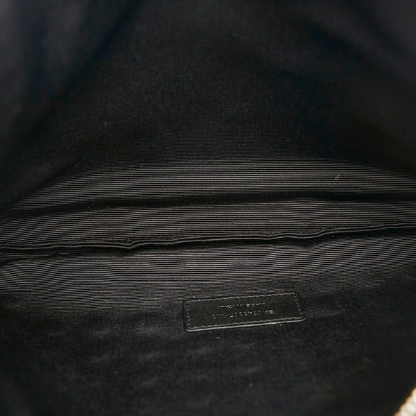 サンローラン スタッズ クラッチバッグ ブラック レザー メンズ SAINT LAURENT 【中古】