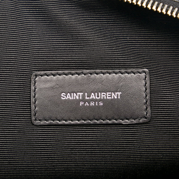 サンローラン スタッズ クラッチバッグ ブラック レザー メンズ SAINT LAURENT 【中古】