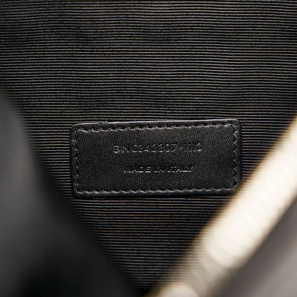 サンローラン スタッズ クラッチバッグ ブラック レザー メンズ SAINT LAURENT 【中古】