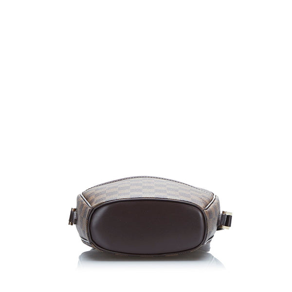 ルイ ヴィトン ダミエ イパネマPM 斜め掛け ショルダーバッグ  N51294 エベヌ ブラウン PVC レザー レディース LOUIS VUITTON 【中古】