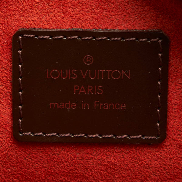 ルイ ヴィトン ダミエ イパネマPM 斜め掛け ショルダーバッグ  N51294 エベヌ ブラウン PVC レザー レディース LOUIS VUITTON 【中古】