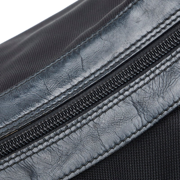 グッチ バンブー ハンドバッグ ショルダーバッグ 000 1998 ブラック ナイロン レザー レディース GUCCI 【中古】