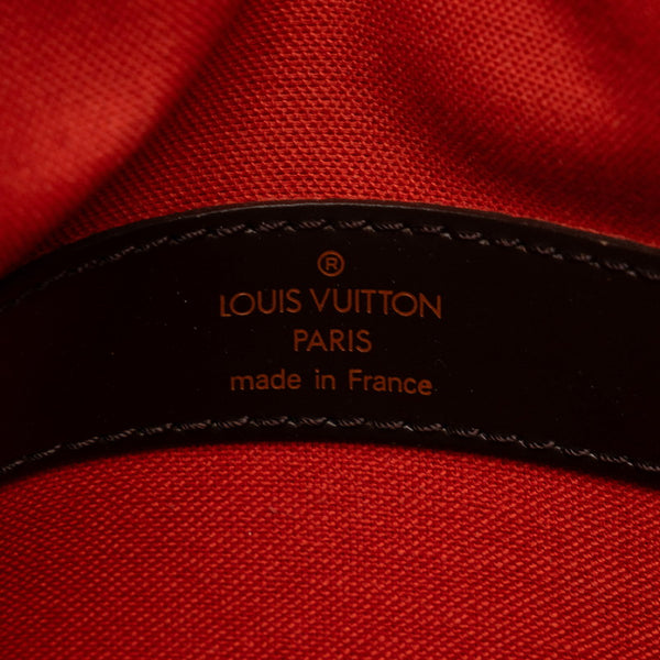 ルイ ヴィトン ダミエ ナヴィグリオ 斜め掛け ショルダーバッグ N45255 ブラウン PVC レザー レディース LOUIS VUITTON 【中古】