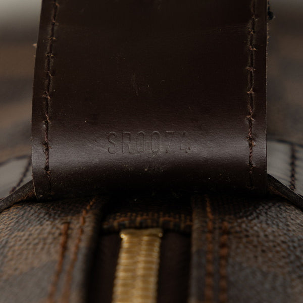 ルイ ヴィトン ダミエ ナヴィグリオ 斜め掛け ショルダーバッグ N45255 ブラウン PVC レザー レディース LOUIS VUITTON 【中古】