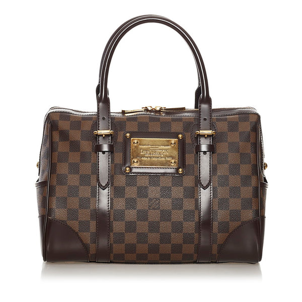 ルイ ヴィトン ダミエ バークレー ハンドバッグ N52000 ブラウン PVC レザー レディース LOUIS VUITTON 【中古】