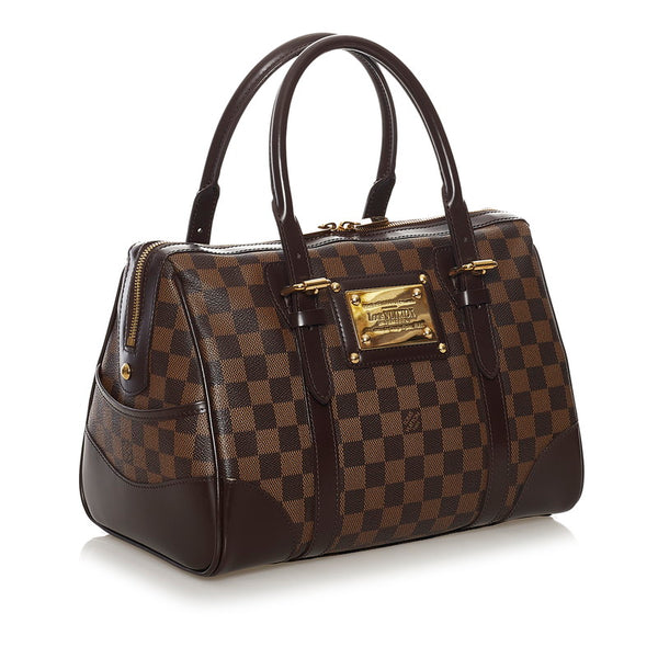 ルイ ヴィトン ダミエ バークレー ハンドバッグ N52000 ブラウン PVC レザー レディース LOUIS VUITTON 【中古】