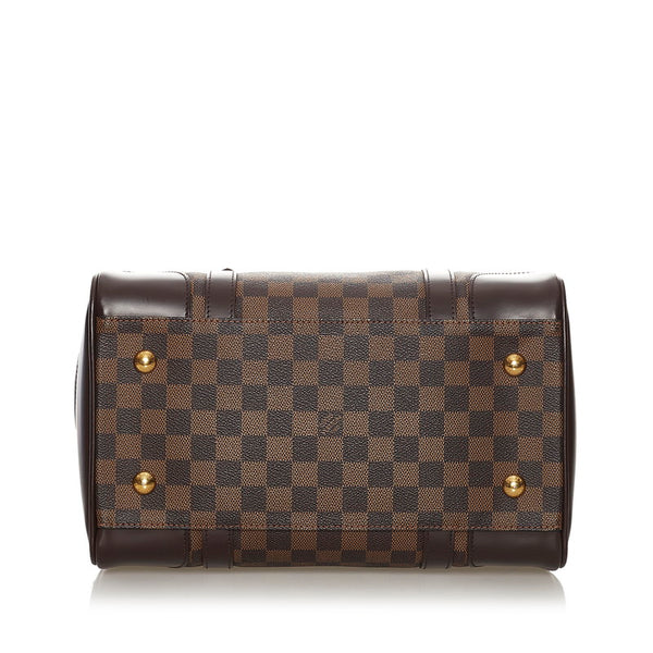 ルイ ヴィトン ダミエ バークレー ハンドバッグ N52000 ブラウン PVC レザー レディース LOUIS VUITTON 【中古】