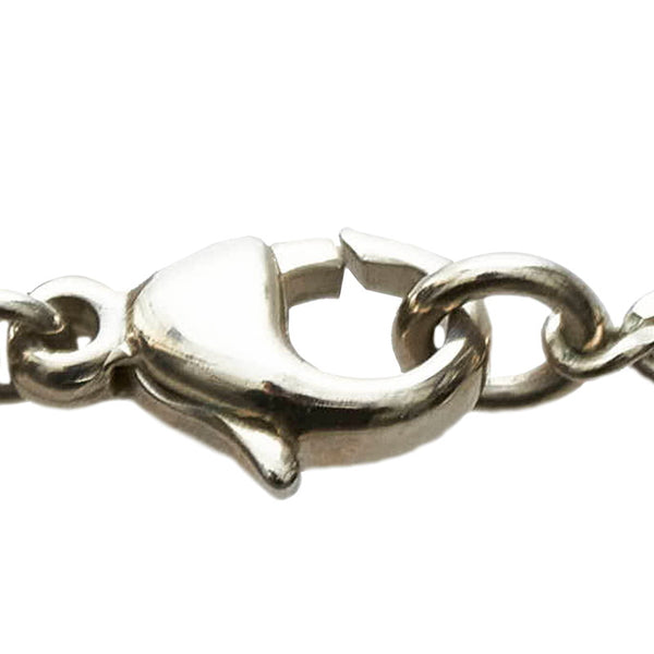 シャネル シルバー メタル ココマーク ラインストーン ネックレス レディース CHANEL 【中古】