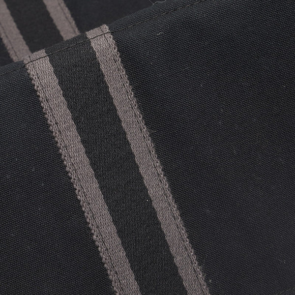 エルメス フールトゥGM ハンドバッグ トートバッグ ブラック グレー コットンキャンバス レディース HERMES 【中古】