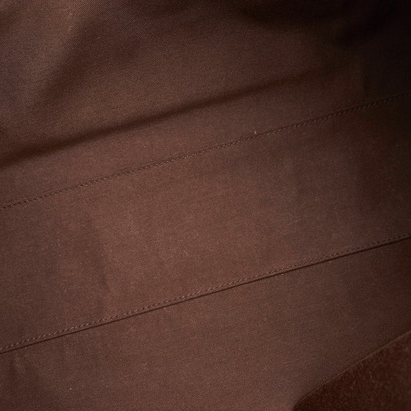 グッチ GGキャンバス 154981 ベージュ ブラウン キャンバス レザー ショルダーバッグ レディース GUCCI 【中古】