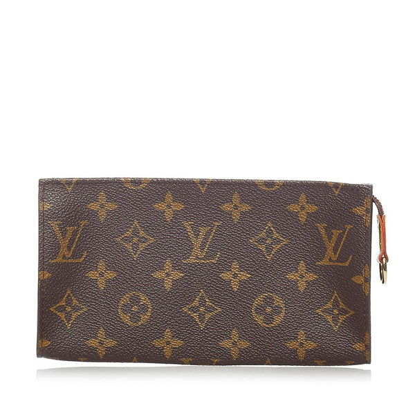 ルイ ヴィトン モノグラム バケット 付属 ポーチ M42236 ブラウン PVC レザー レディース LOUIS VUITTON 【中古】