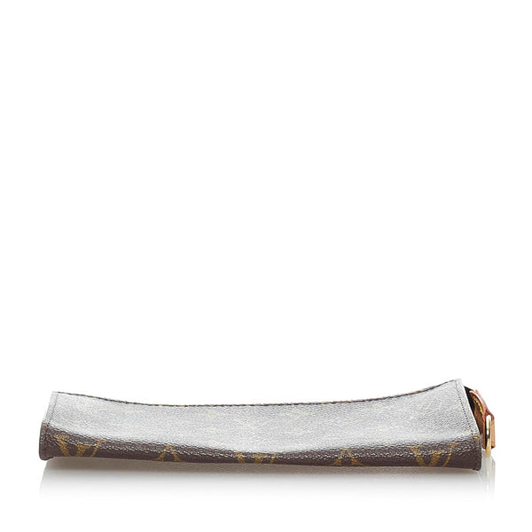 ルイ ヴィトン モノグラム バケット 付属 ポーチ M42236 ブラウン PVC レザー レディース LOUIS VUITTON 【中古】