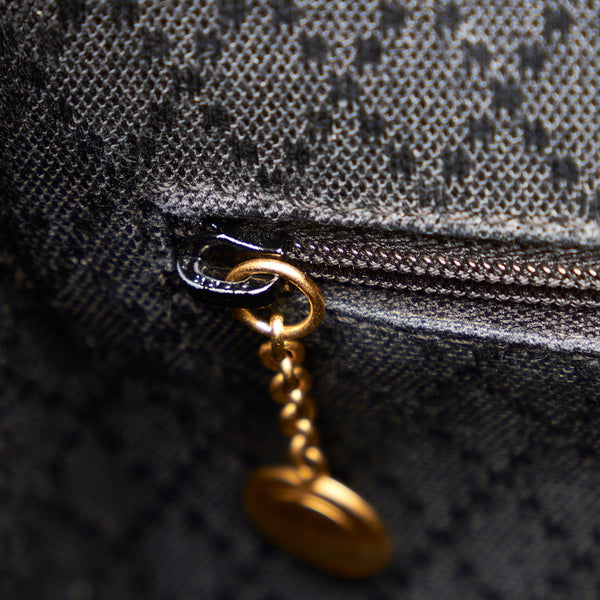 グッチ バンブー リュック バックパック 003 1956 0030 ブラック スウェード レザー レディース GUCCI 【中古】