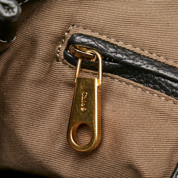 クロエ マーシー ブラック レザー ハンドバッグ ショルダーバッグ 2WAY レディース Chloe 【中古】