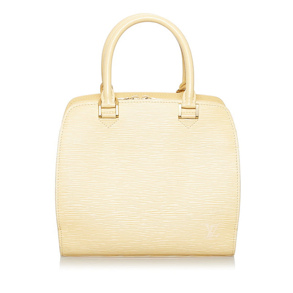 ルイ ヴィトン エピ ポンヌフ ハンドバッグ M5205A ヴァニラ イエロー レザー レディース LOUIS VUITTON 【中古】