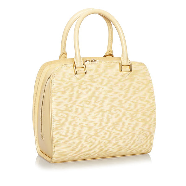 ルイ ヴィトン エピ ポンヌフ ハンドバッグ M5205A ヴァニラ イエロー レザー レディース LOUIS VUITTON 【中古】