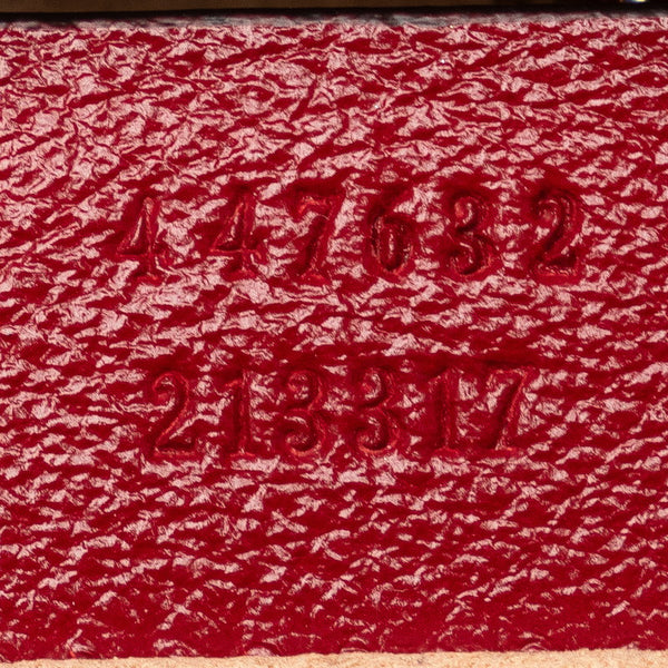 グッチ GGキャンバス GGマーモント 斜め掛け チェーン ショルダーバッグ 447632 ベージュ レッド キャンバス レザー レディース GUCCI 【中古】