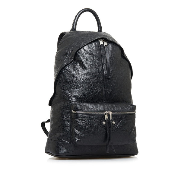 バレンシアガ クラシック リュック バックパック 435315 ブラック レザー メンズ BALENCIAGA 【中古】
