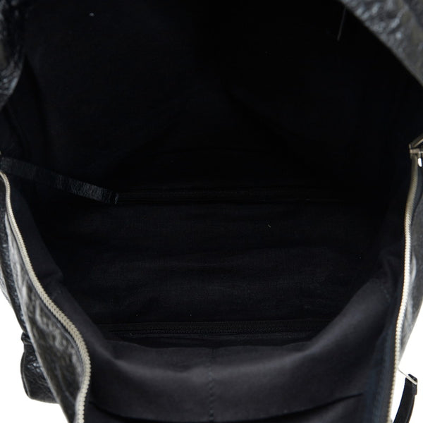 バレンシアガ クラシック リュック バックパック 435315 ブラック レザー メンズ BALENCIAGA 【中古】