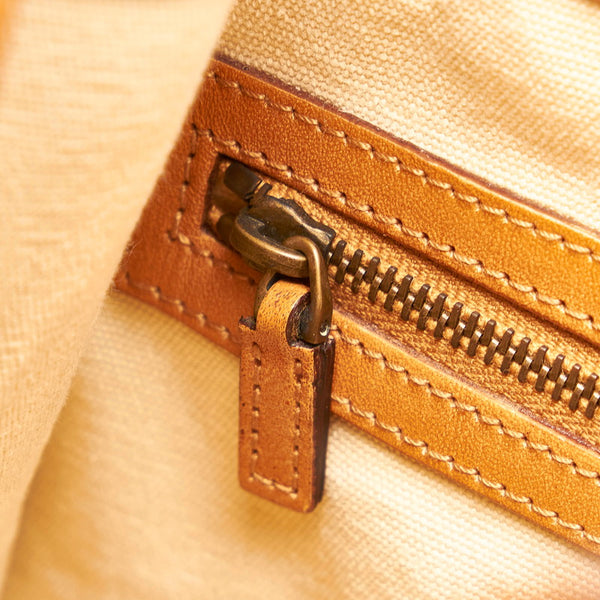 グッチ ワンショルダーバッグ 110295 ベージュ キャンバス レザー レディース GUCCI 【中古】