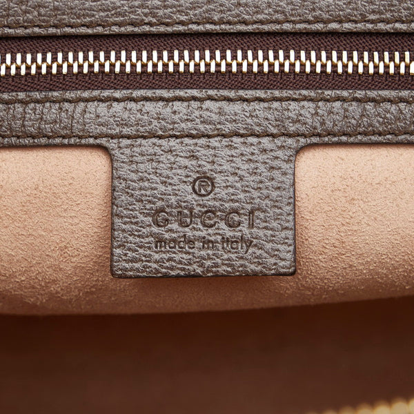 グッチ GGスプリーム シェリーライン オフィディア ハンドバッグ ショルダーバッグ 2WAY 524533 ベージュ ブラウン PVC レザー レディース GUCCI 【中古】
