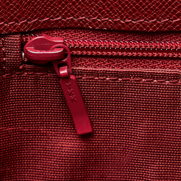 バーバリー ノバチェック トートバッグ ベージュ ボルドー ワインレッド キャンバス レザー レディース BURBERRY 【中古】