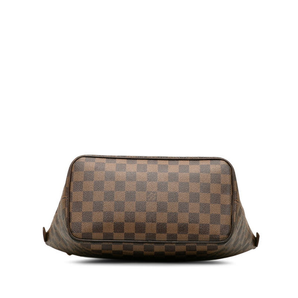ルイ ヴィトン ダミエ サレヤPM ハンドバッグ N51183 ブラウン PVC レザー レディース LOUIS VUITTON 【中古】