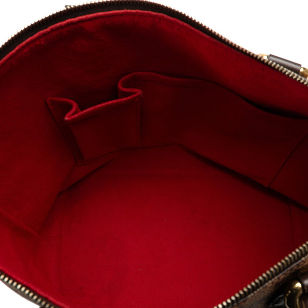 ルイ ヴィトン ダミエ サレヤPM ハンドバッグ N51183 ブラウン PVC レザー レディース LOUIS VUITTON 【中古】