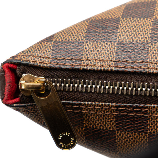ルイ ヴィトン ダミエ サレヤPM ハンドバッグ N51183 ブラウン PVC レザー レディース LOUIS VUITTON 【中古】