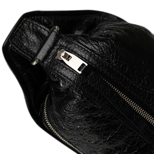 バレンシアガ シティ ボディバッグ ウエストバッグ 541628 ブラック レザー メンズ BALENCIAGA 【中古】
