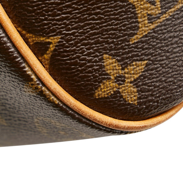 ルイ ヴィトン モノグラム  ティヴォリPM ハンドバッグ M40143 ブラウン PVC レザー レディース LOUIS VUITTON 【中古】