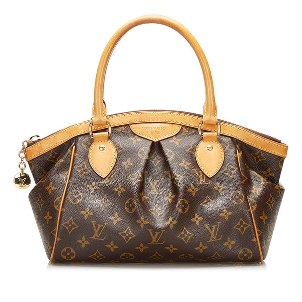 ルイ ヴィトン モノグラム  ティヴォリPM ハンドバッグ M40143 ブラウン PVC レザー レディース LOUIS VUITTON 【中古】
